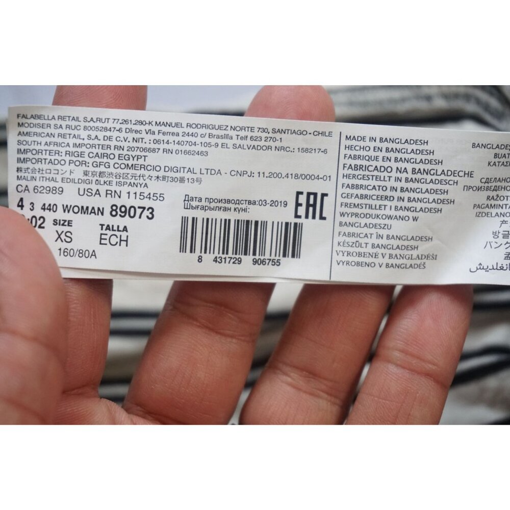 MNG Womens Black/White Maxi Dress – Size XS - Picture 6 of 8